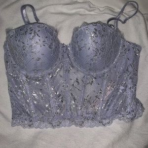 Victoria Secret purple lace corset limited edition not sold in store anymore. XS